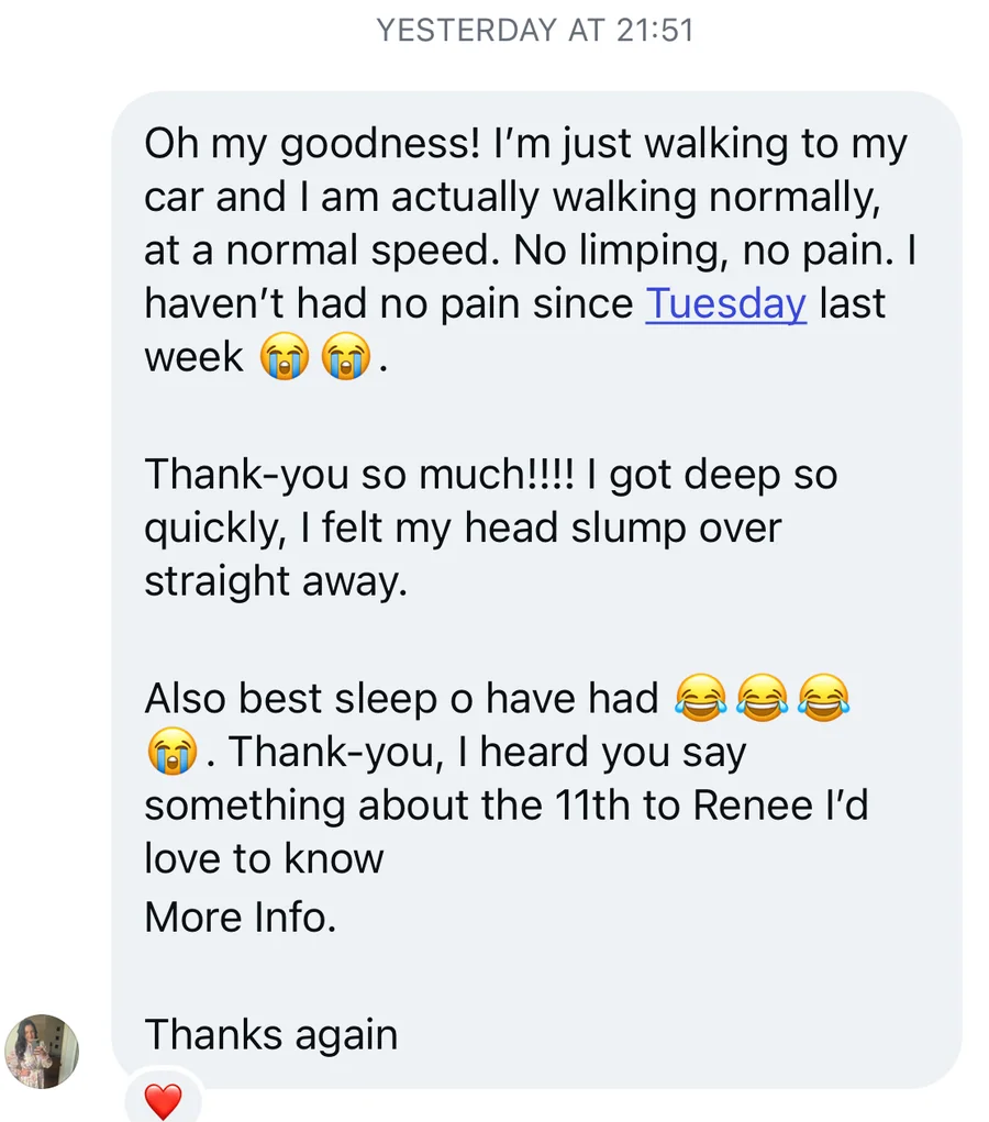 Client testimonial — annastasia von itzstein annastasiavonitzstein chronic pai