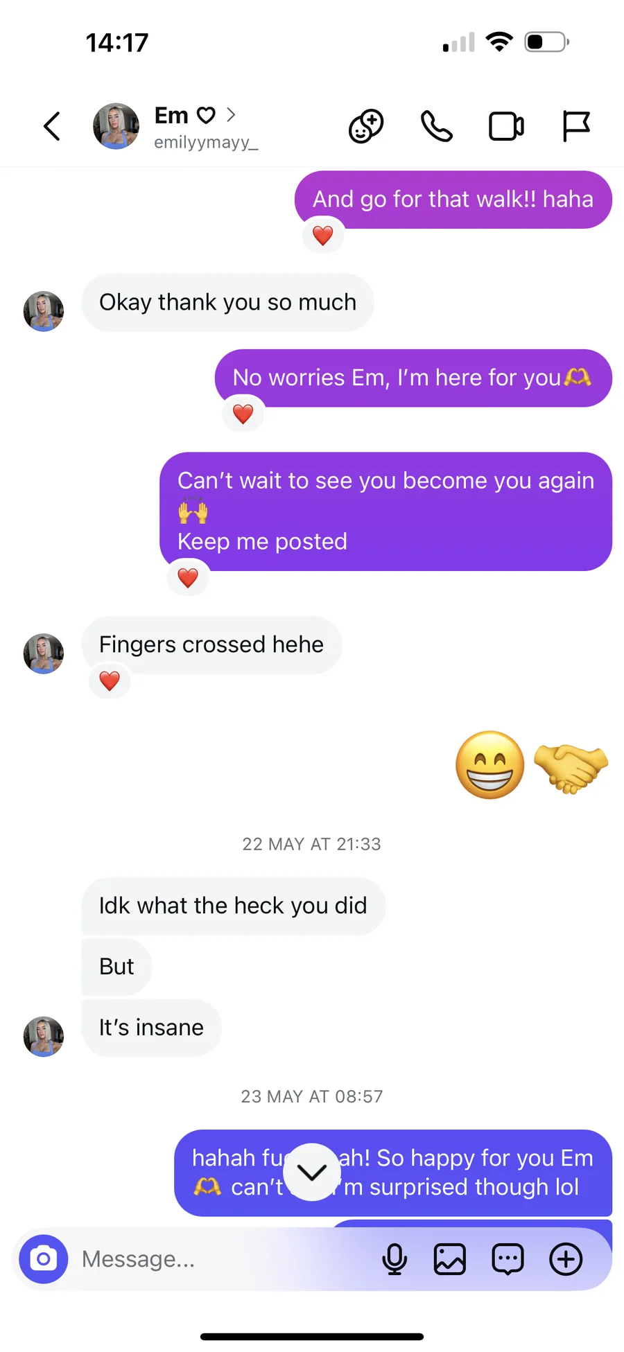 Client testimonial — em