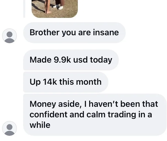 Client testimonial — victor g victorlgraciani trader