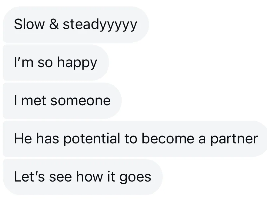 Client testimonial — confidence relationships