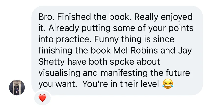 Client testimonial — reader take control of your mind